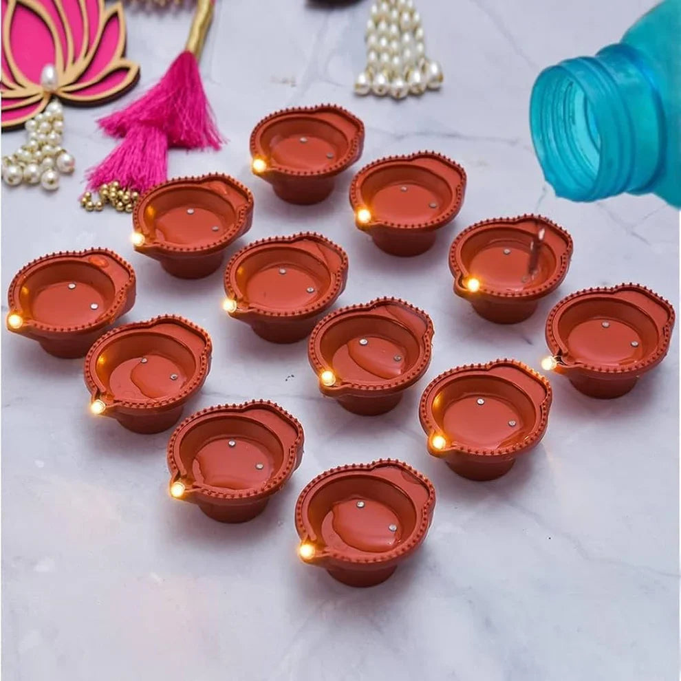 Water Sensor Shivling + 4 Diya (L16)